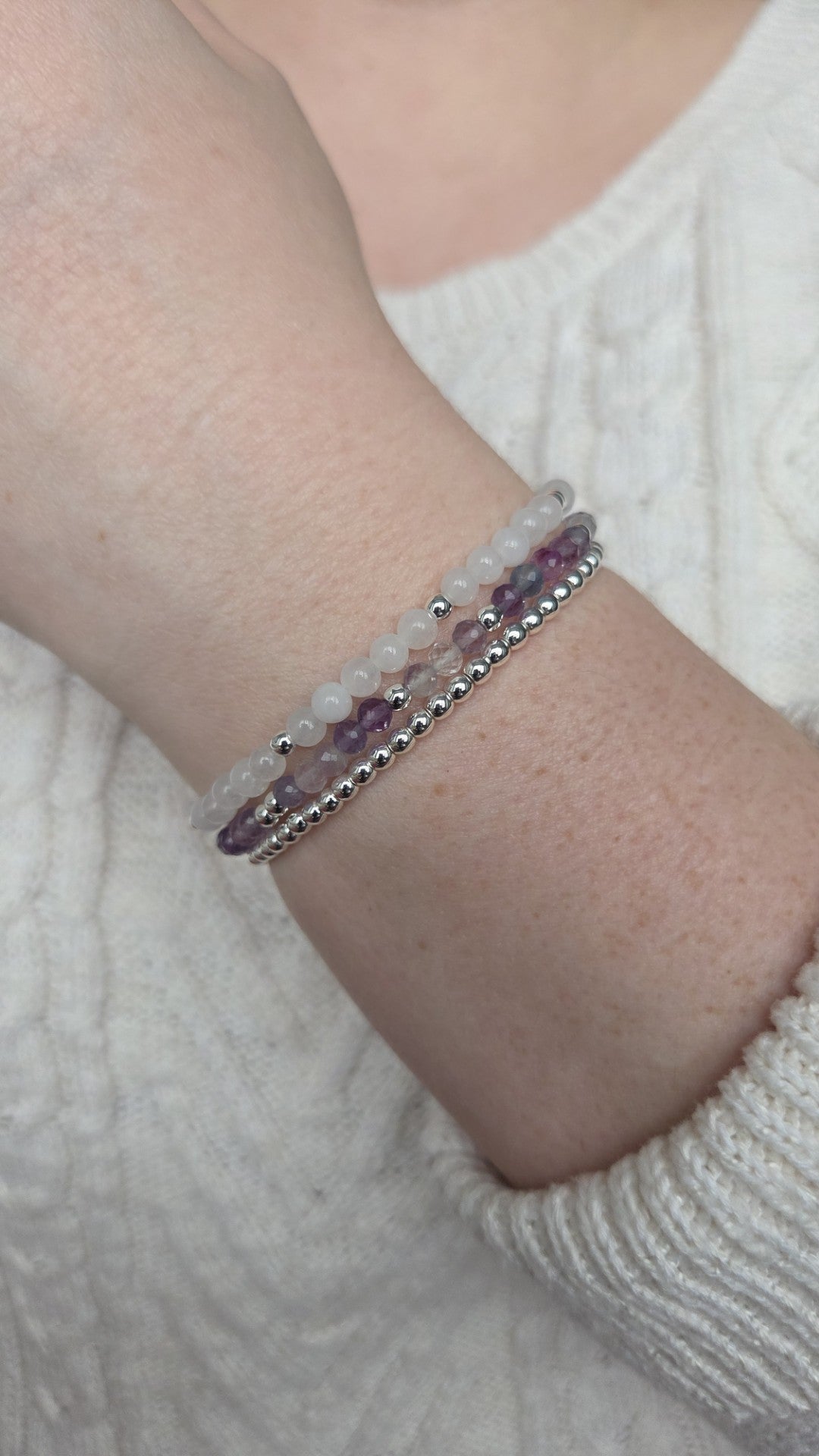 Clarity- Fluorite Bracelet