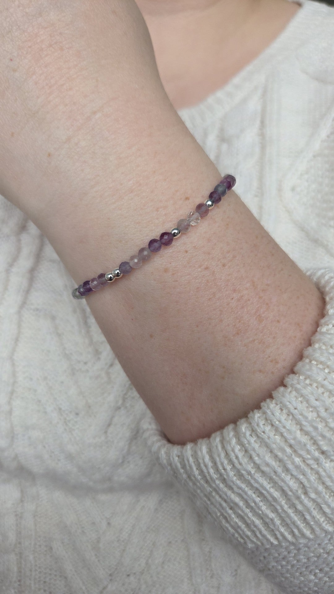 Clarity- Fluorite Bracelet